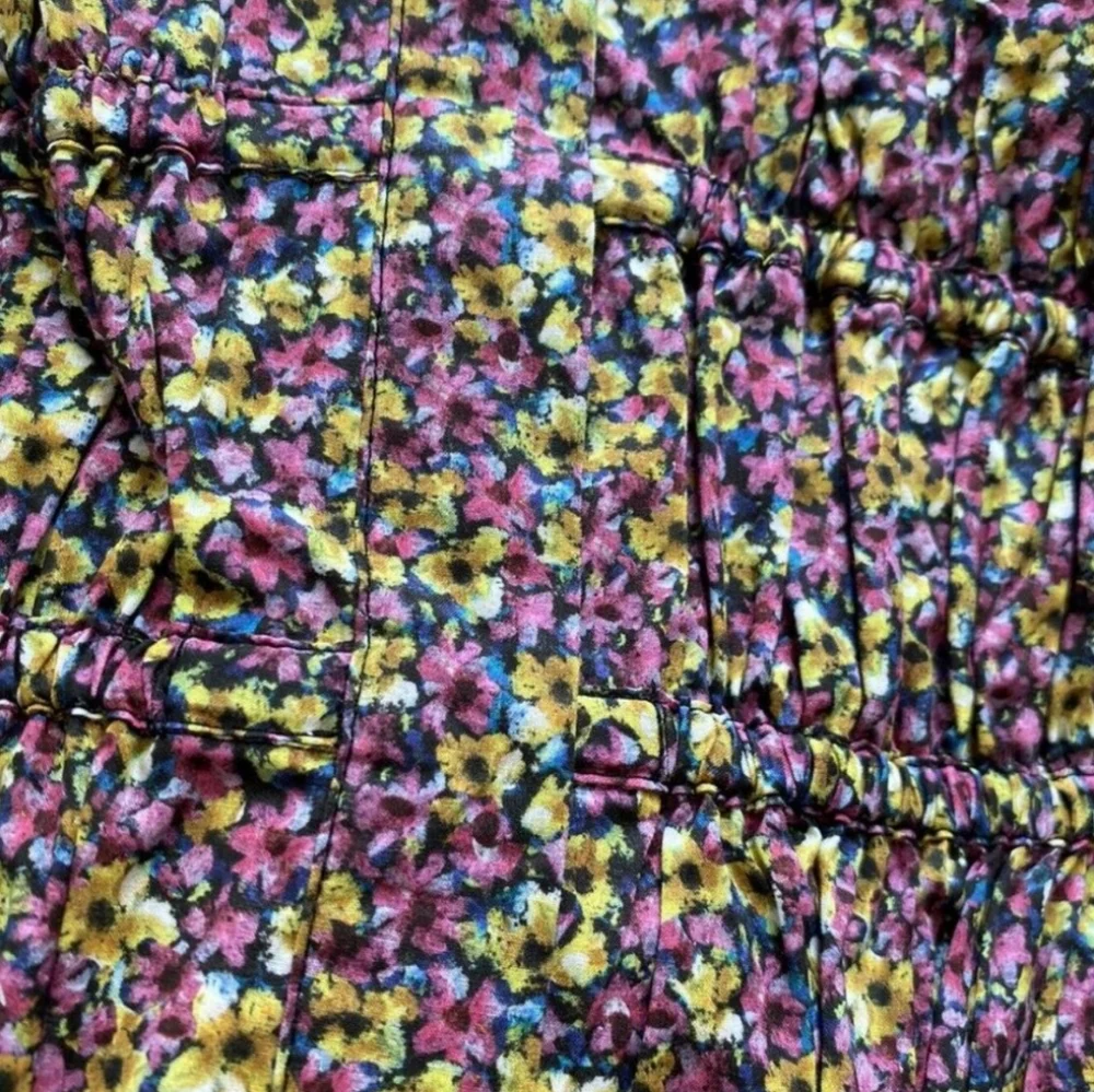 NWT J. Crew Cinched Waist Organic Cotton Top in Liberty® Busy Izzy Fabric Size 4
